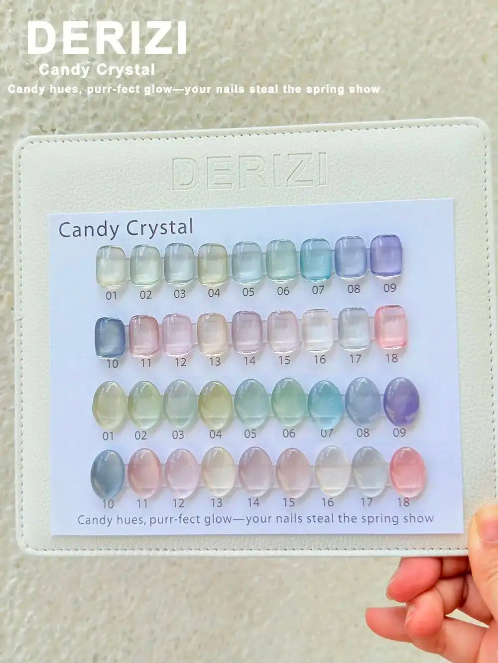 Juego de esmaltes de uñas en Gel de ojo de gato de cristal Sakura rosa, barniz de Gel LED UV magnético brillante semipermanente con tarjeta de Color