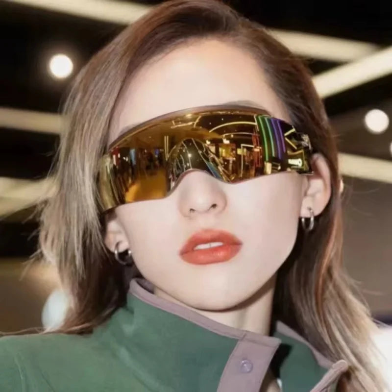 Nuevas Gafas de Sol Deportivas UV400 para Hombre y Mujer, para Ciclismo, Correr, Senderismo, Conducir, Gafas Retro Antiviento, Antideslumbrantes para Exteriores