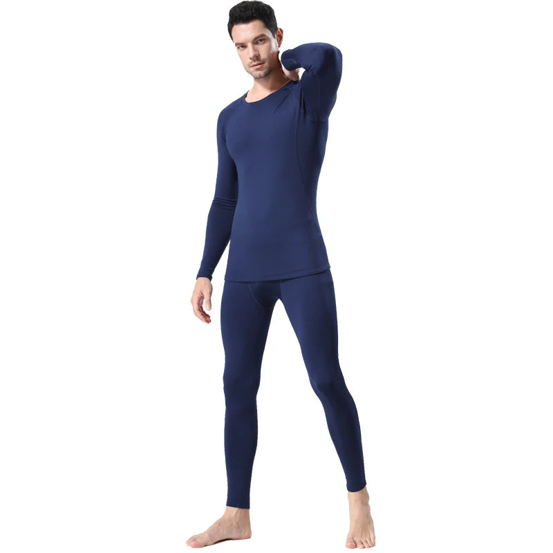 Ropa interior térmica de invierno para hombre, mallas de lana para hombre, pantalones largos cálidos, pantalones térmicos de compresión, medias, ropa para hombre 3XL