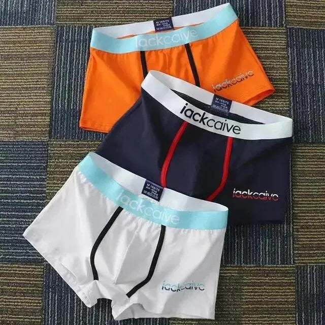 3 uds bragas masculinas ropa interior de algodón para hombres Boxers transpirables Boxer para hombre calzoncillos estampados pantalones cortos cómodos ropa interior para hombres M-3XL