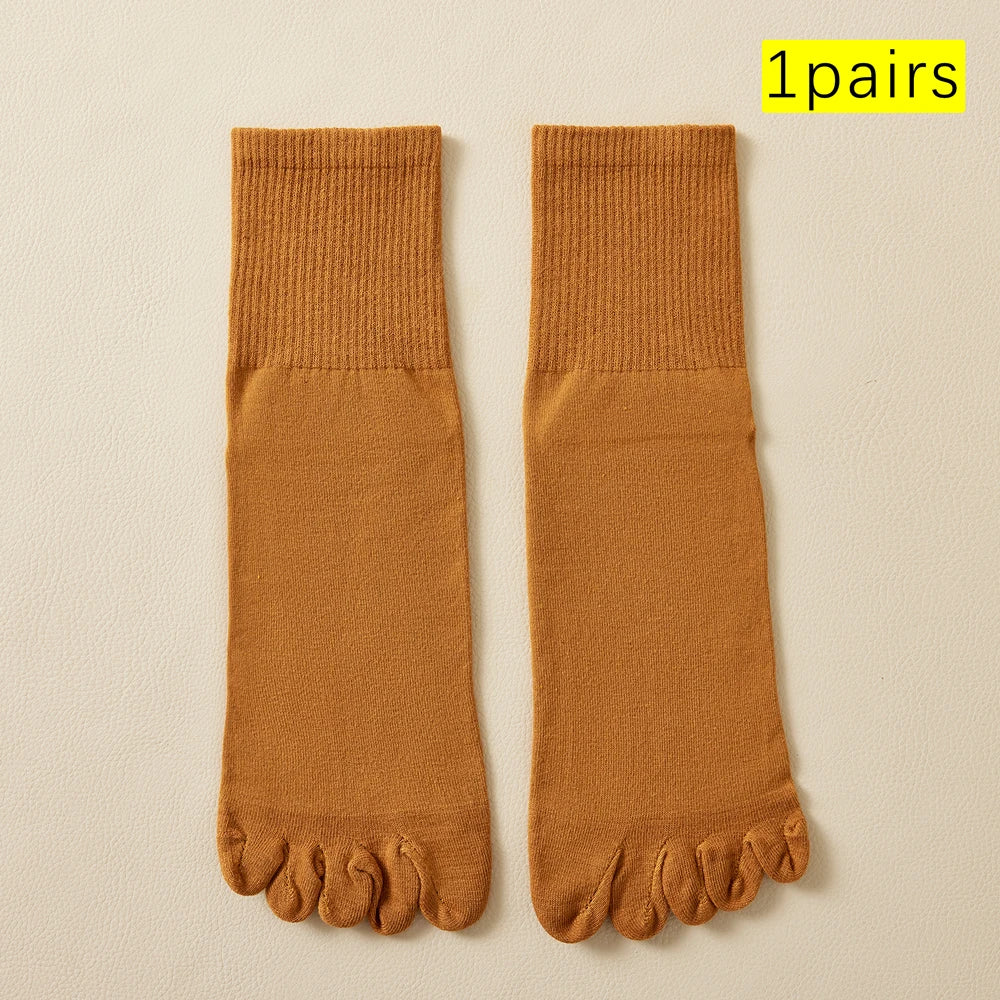 Gran oferta de calcetines de algodón para hombre, calcetines largos que absorben la humedad, Control de olores, diseño de punta sin costuras, para uso diario deportivo