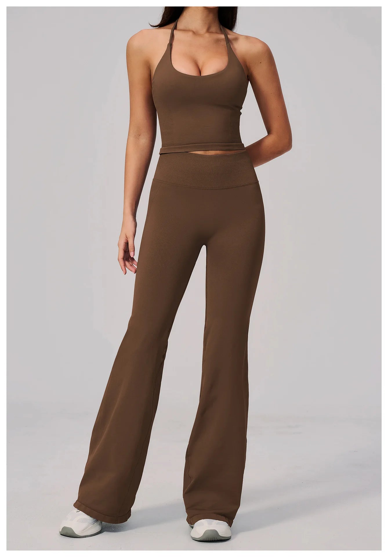 Conjunto de Yoga sin Costuras para Mujer, Ropa Deportiva, Conjunto de Fitness de 2 Piezas, Leggings y Sujetador Deportivo Transpirable, Ropa Deportiva Femenina