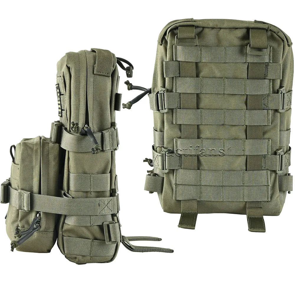 Mini bolsa de hidratación 2 en 1, Mini paquete de hidratación Rip Away IFAK, bolsa médica, parche Med, bolsa MOLLE, bolsa de caza