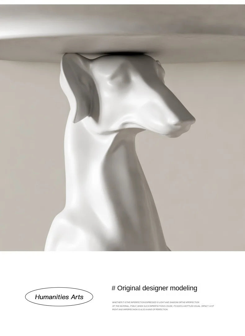 Esculturas de perros grandes para decoración del hogar, mesa de centro, sala de estar, adornos de suelo, bandeja de almacenamiento, estatua, accesorios de decoración del hogar Nórdico