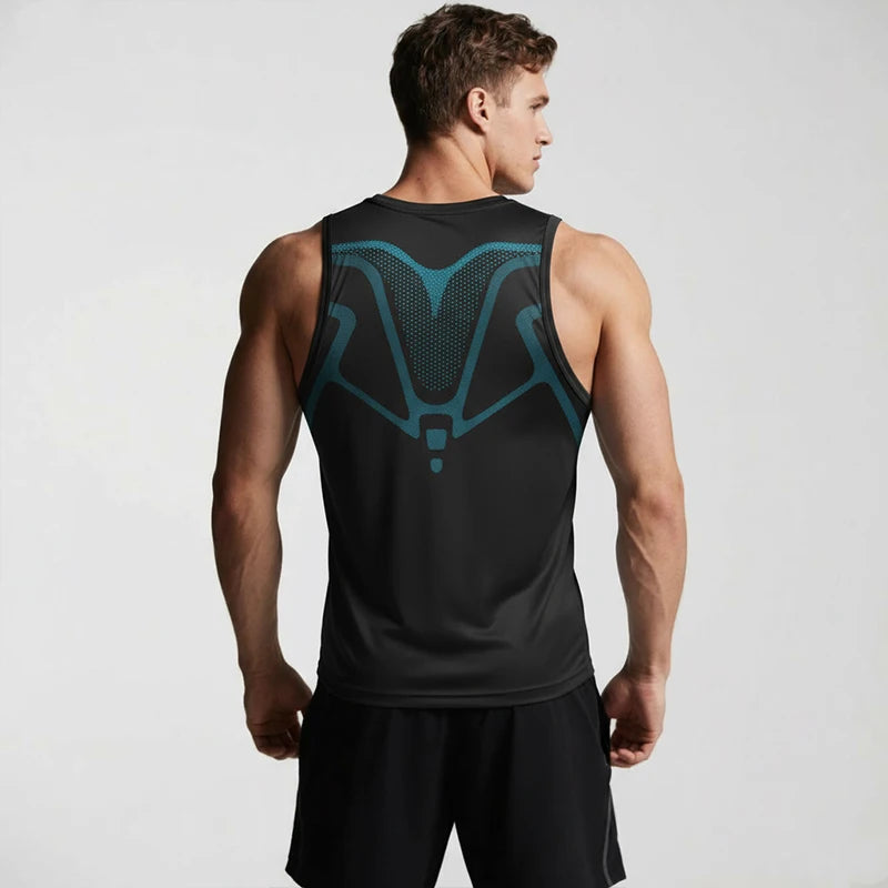 Nuevo chaleco de compresión deportivo para hombre, moldeador de cuerpo, chaleco de compresión adelgazante, camiseta interior ajustada para gimnasio y baloncesto