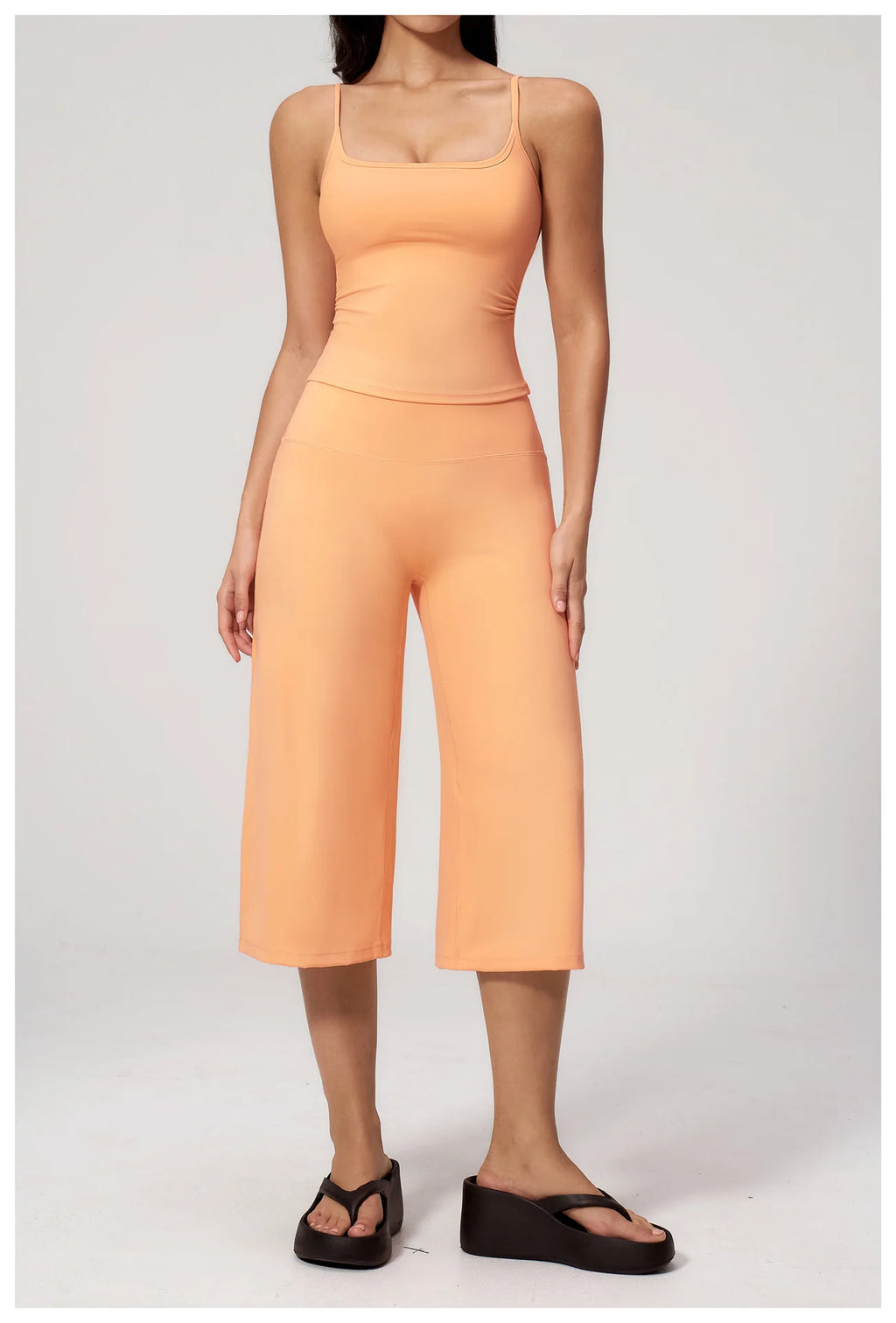 Conjunto Deportivo de Yoga para Mujer, Conjunto de Dos Piezas, Pantalones y Top, Traje Deportivo para Gimnasio, Yoga y Entrenamiento