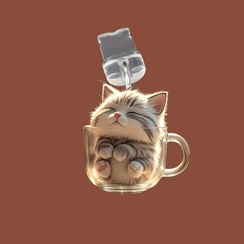 Colgante con tapón antipolvo para teléfono móvil, decoración para perros y gatos, colgante para puerto de carga tipo C, enchufe antipolvo