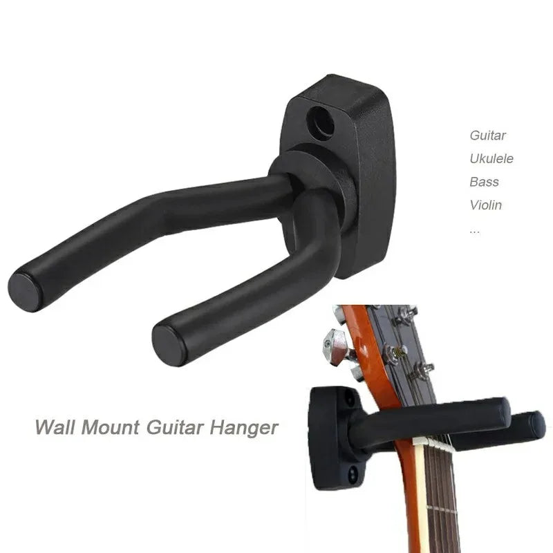 Soporte de guitarra, piezas y accesorios de montaje en pared, gancho para exhibición de instrumentos para el hogar, colgadores de pared, púas de guitarra, 1 Uds.