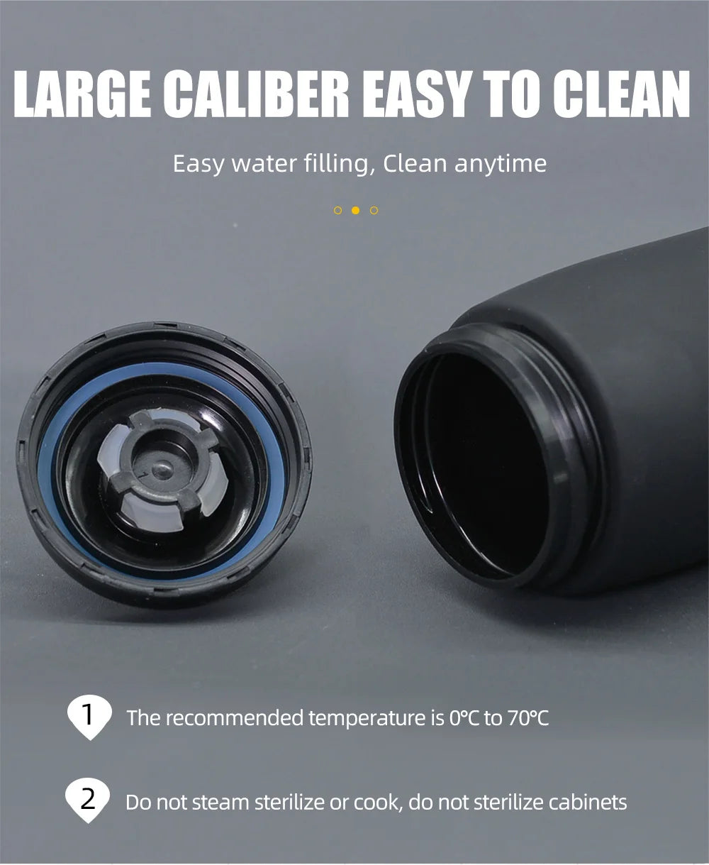 ThinkRider-botella de agua para bicicleta de montaña y carretera, botella de plástico portátil de gran capacidad para deportes al aire libre, 620ml/750ml