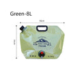 Bolsa de almacenamiento de agua portátil, plegable, para deportes al aire libre, Camping, grifo de escalada de montaña de gran capacidad, bolsa de agua de plástico