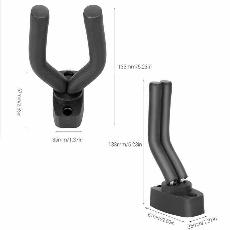 Soporte de guitarra, piezas y accesorios de montaje en pared, gancho para exhibición de instrumentos para el hogar, colgadores de pared, púas de guitarra, 1 Uds.