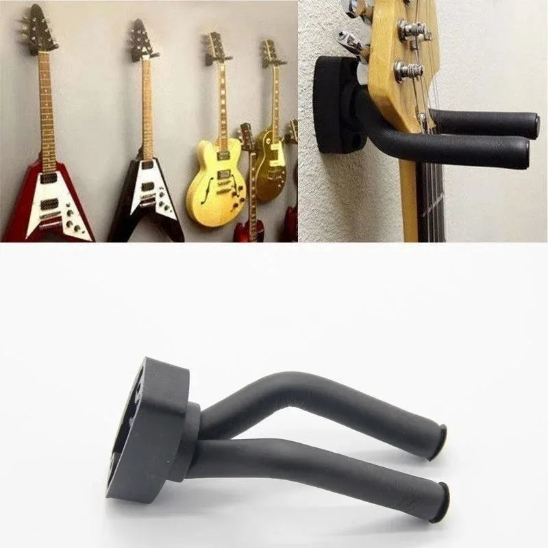 Soporte de guitarra, piezas y accesorios de montaje en pared, gancho para exhibición de instrumentos para el hogar, colgadores de pared, púas de guitarra, 1 Uds.