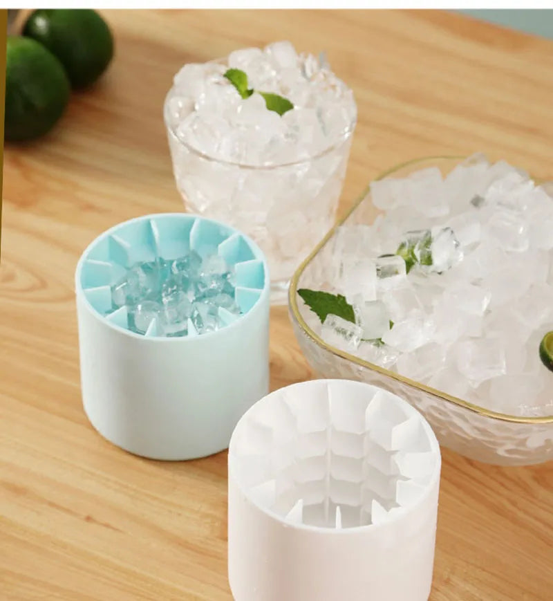Molde de silicona para cubitos de hielo, cubo de hielo redondo, refrigerador casero DIY de verano, máquina de hielo congelada, molde creativo para cubitos de hielo, herramientas de bar