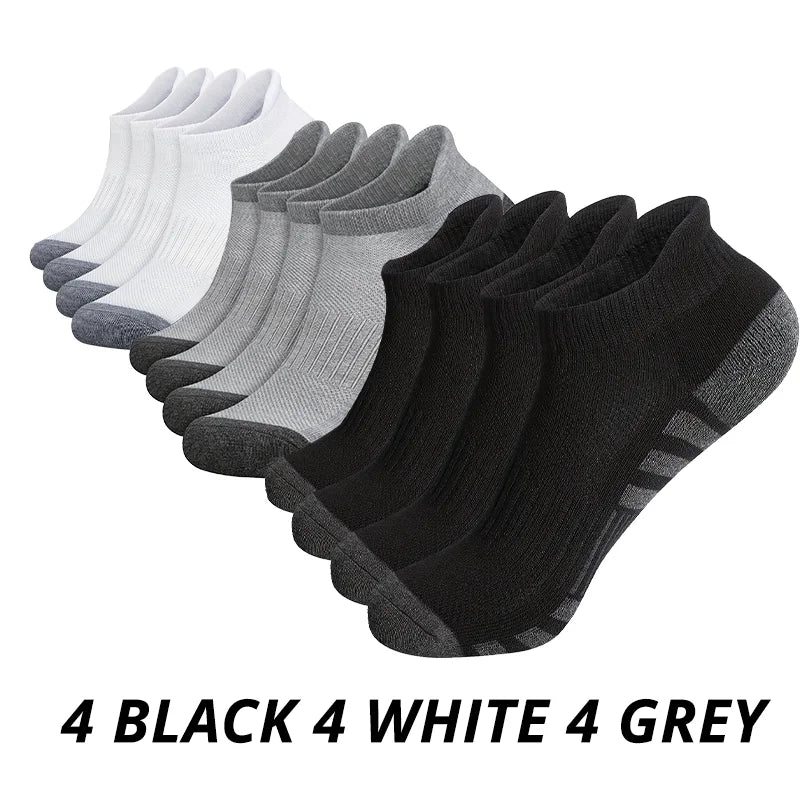 6/12 pares de calcetines de gimnasio al aire libre para hombre, alta calidad, cómodos, suaves, agarre al suelo, fútbol, talla grande, nuevo estilo