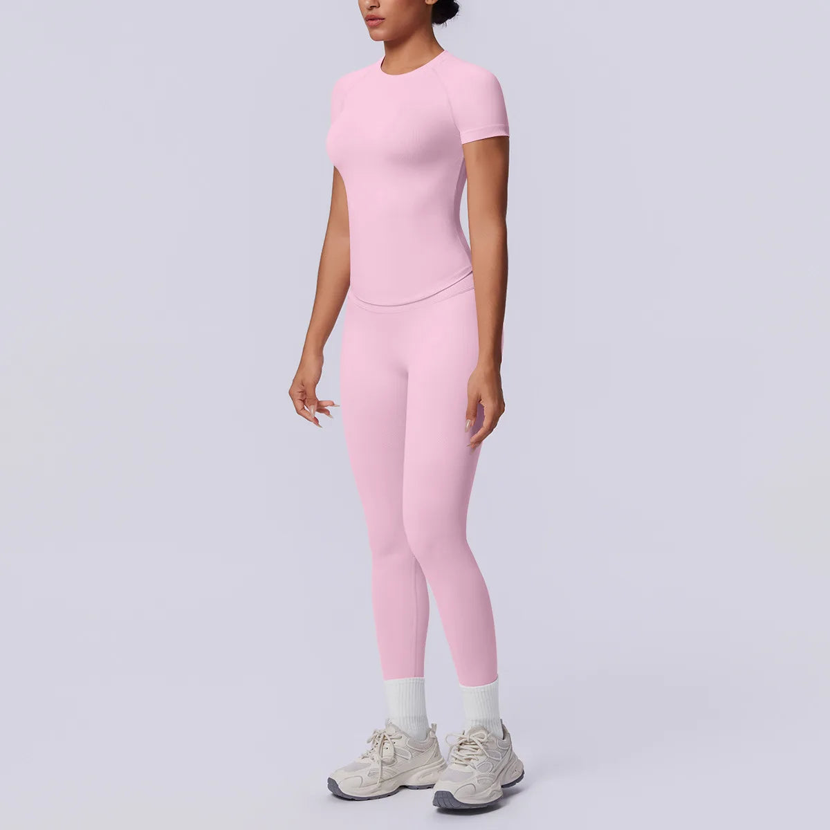 Conjunto Deportivo de Yoga para Mujer, Conjunto de Dos Piezas, Pantalones y Top, Traje Deportivo para Gimnasio, Yoga y Entrenamiento