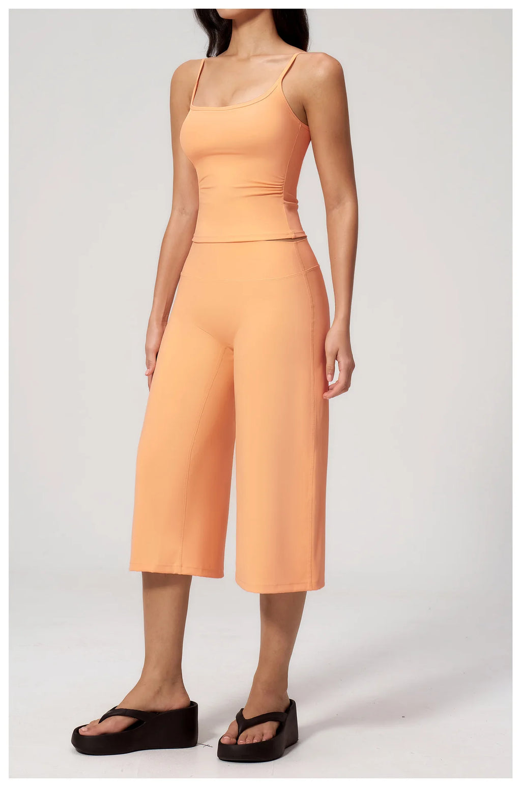 Conjunto Deportivo de Yoga para Mujer, Conjunto de Dos Piezas, Pantalones y Top, Traje Deportivo para Gimnasio, Yoga y Entrenamiento