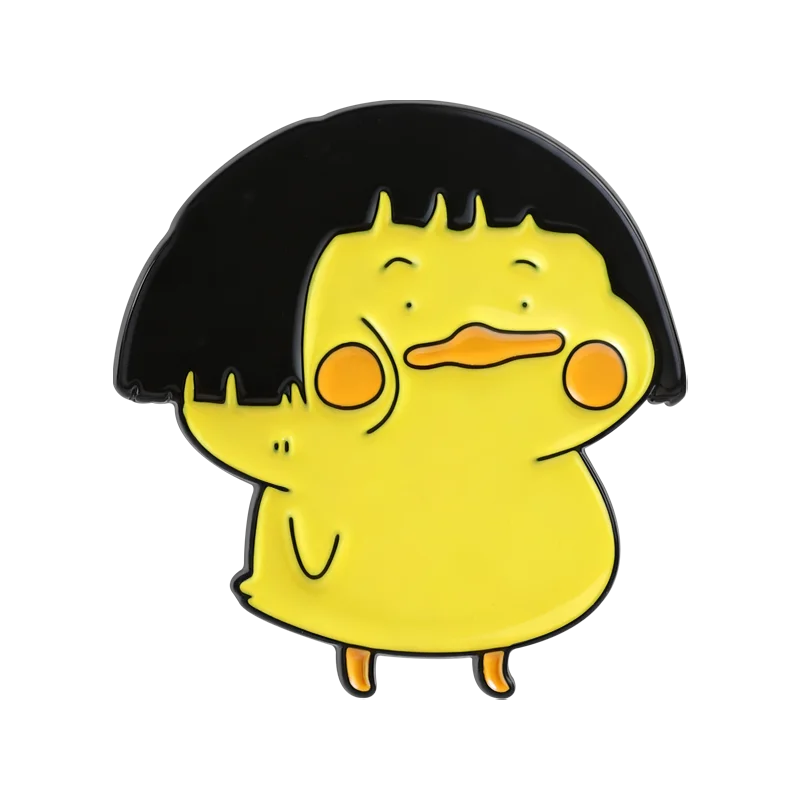 Broches de Esmalte de Dibujos Animados de Comedia, Lindos Broches de Anime de Perro, Gato, Pato, Doctor, Oso, para Ropa, Solapa, Joyería, Regalos para Amigos