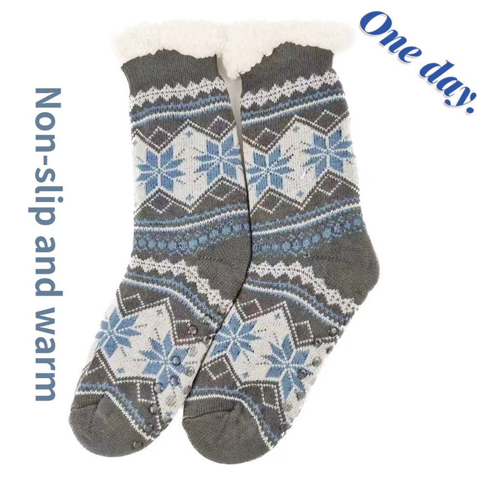 Calcetines de invierno para hombre, calcetín corto esponjoso y cálido de terciopelo suave, térmico, antideslizante, peludo, regalos gruesos, novedad de 2023