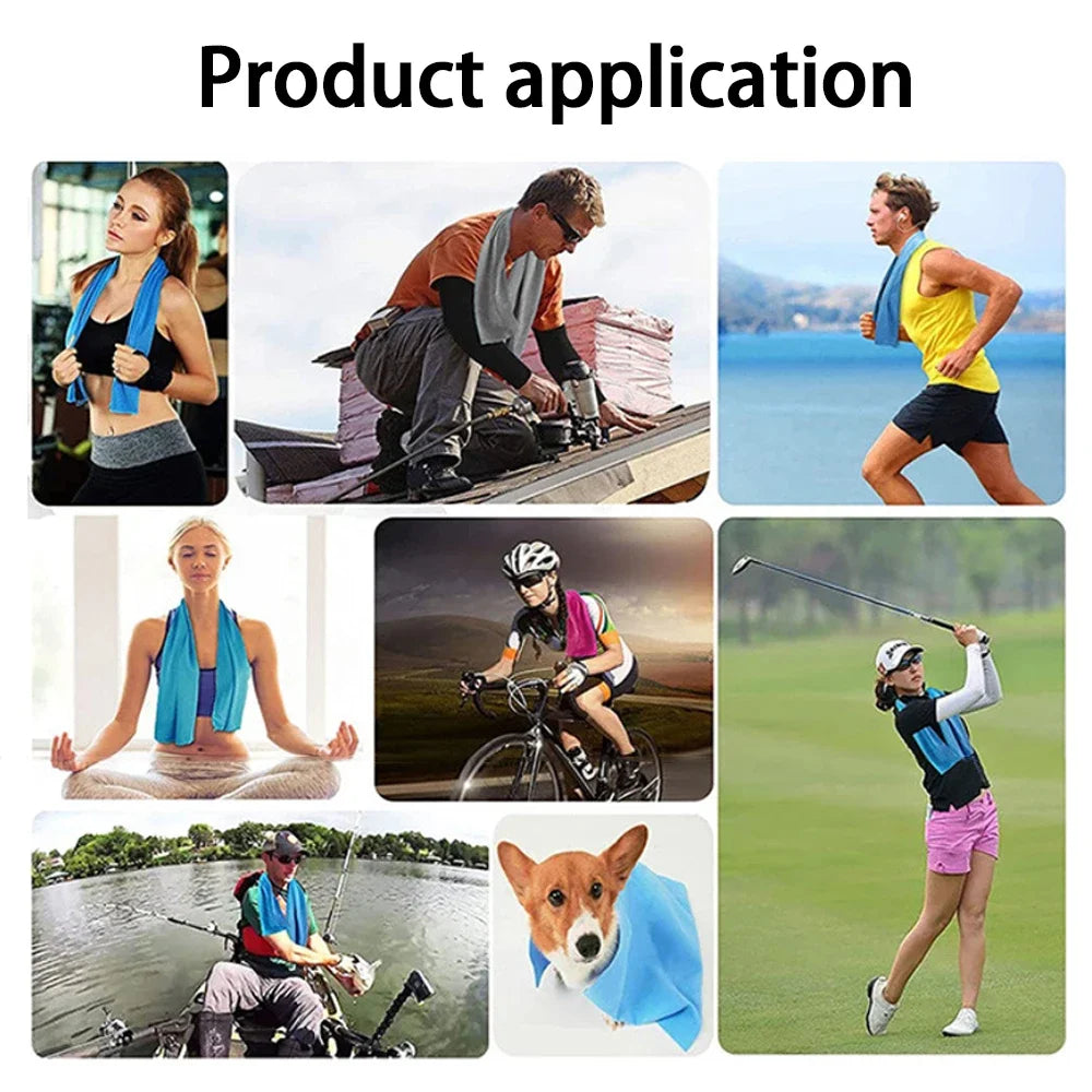 Nueva toalla de microfibra deportiva de secado rápido, toalla súper absorbente para acampar, ultrafina, ligera, para gimnasio, natación, Yoga, toalla de playa