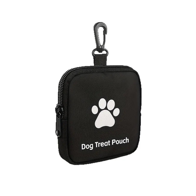Bolsa portátil para golosinas para perros, adiestramiento al aire libre, bolsillo para comida para perros, bolsas multifuncionales de recompensa para perros, suministros para mascotas