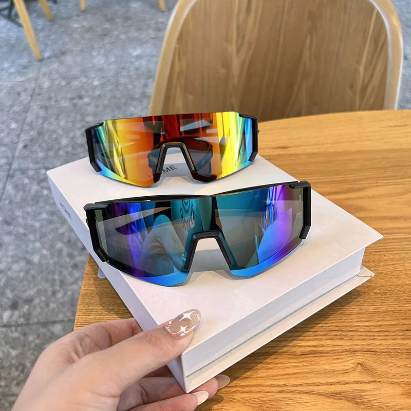 Gafas antiluz para senderismo y ciclismo, 2 uds., UV400, Protector de ojos a prueba de arena, gafas para deportes al aire libre, lentes antiradiación