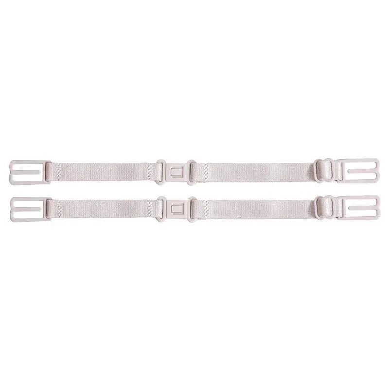 Clips de correa de sujetador antideslizantes ajustables y elásticos, correas de ocultación, Control de escote, 6 piezas