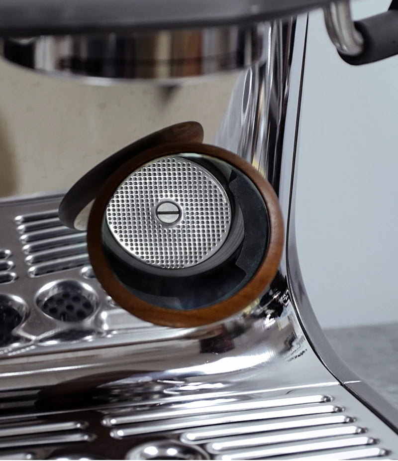 Espejo de disparo de extracción de Espresso, monitoreo magnético, portafiltro sin fondo, lente, tasa de flujo, observación, accesorios para máquina de café