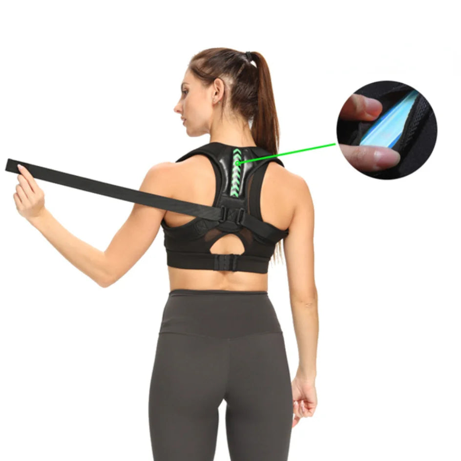 Cinturón Corrector de postura ajustable para espalda y hombros, soporte para clavícula y columna vertebral, modela tu cuerpo, deporte en casa y oficina