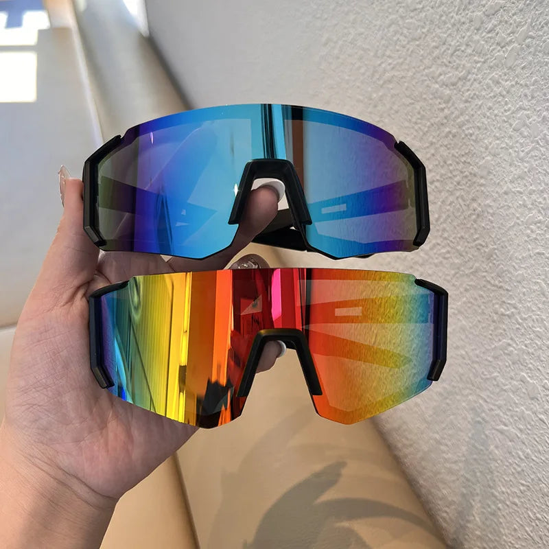 Gafas antiluz para senderismo y ciclismo, 2 uds., UV400, Protector de ojos a prueba de arena, gafas para deportes al aire libre, lentes antiradiación