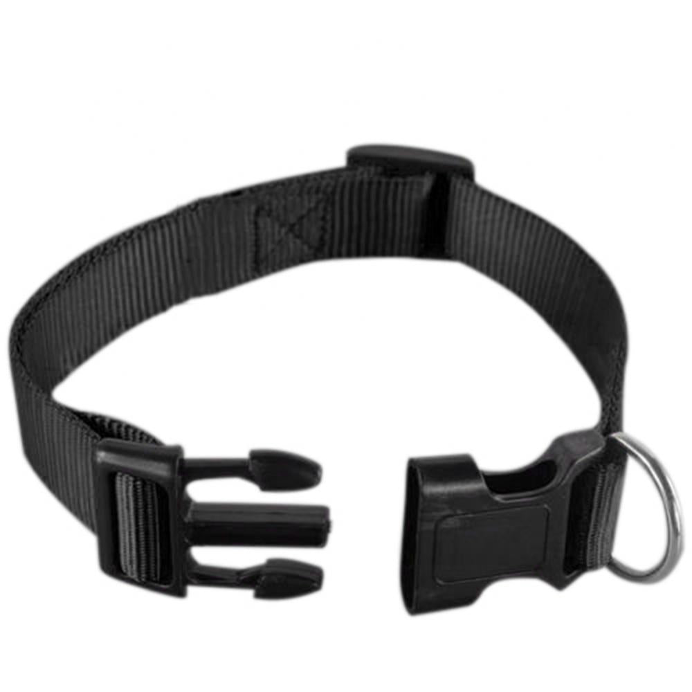 Collar ajustable de nailon de seguridad para perros, cachorros, gatos y mascotas, hebilla de liberación rápida separable, suministros para perros
