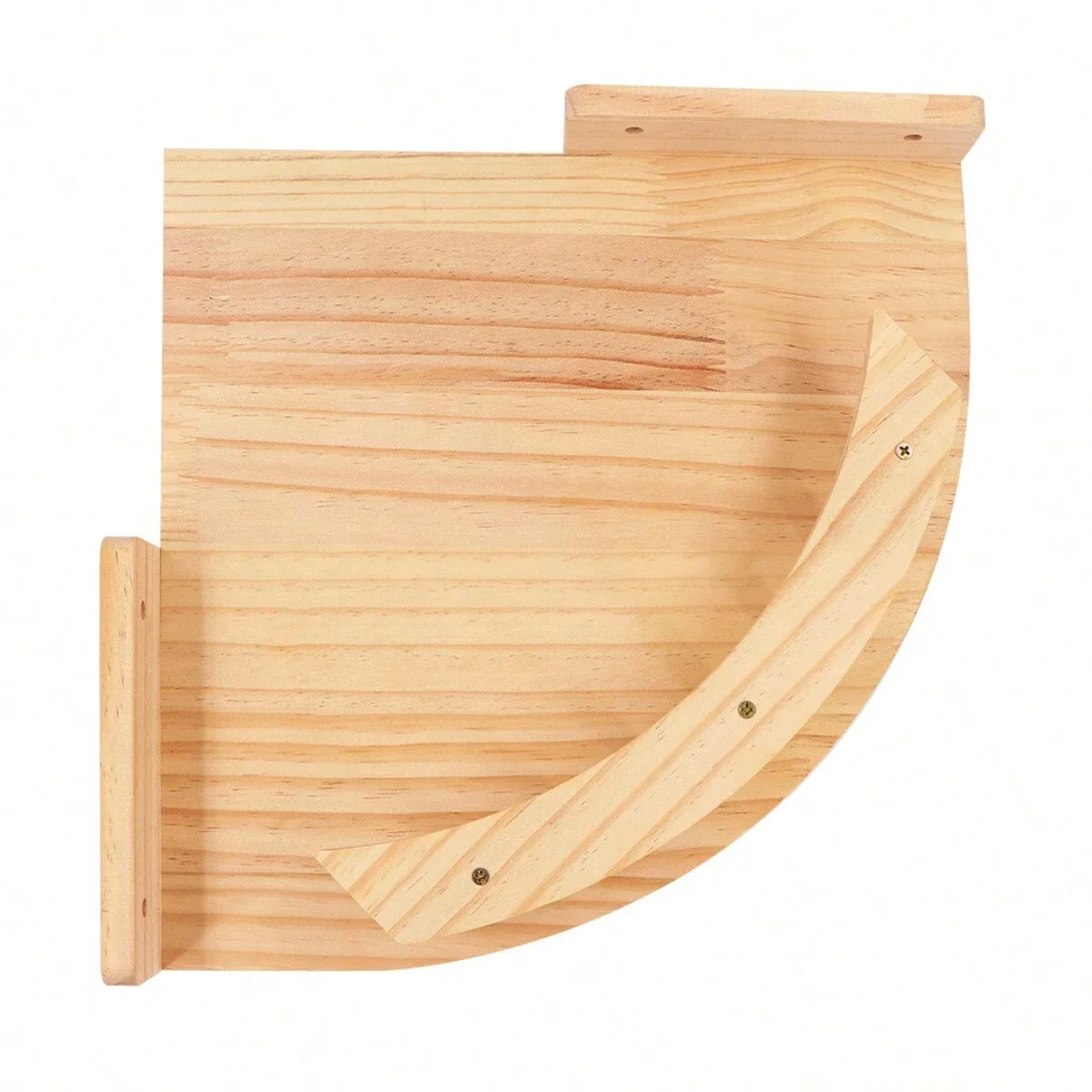 Hamaca esquinera con escalones para gatos, mueble montado en la pared, estante de escalada para gatos de interior, cama colgante de madera, 3/4 piezas
