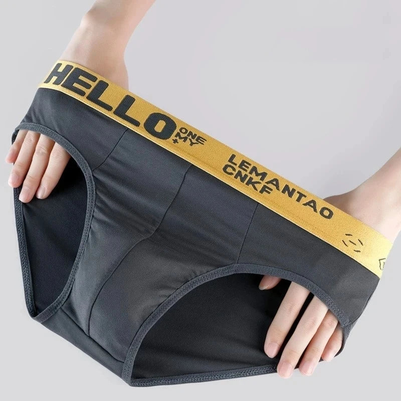 4 unids/lote de calzoncillos Para Hombre, ropa interior Para Hombre, pantalones cortos sexis, bragas Para Hombre, calzoncillos elásticos transpirables Para Hombres de gran tamaño