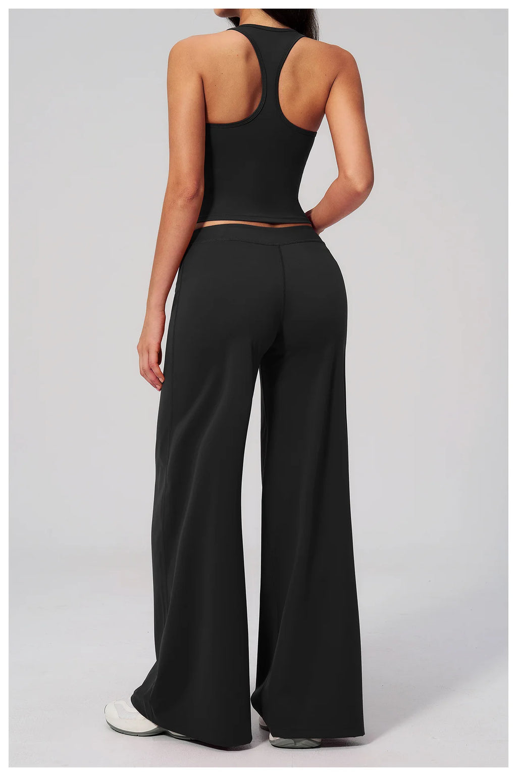 Conjunto Deportivo de Yoga para Mujer, Conjunto de Dos Piezas, Pantalones y Top, Ropa Deportiva para Gimnasio, Yoga y Entrenamiento