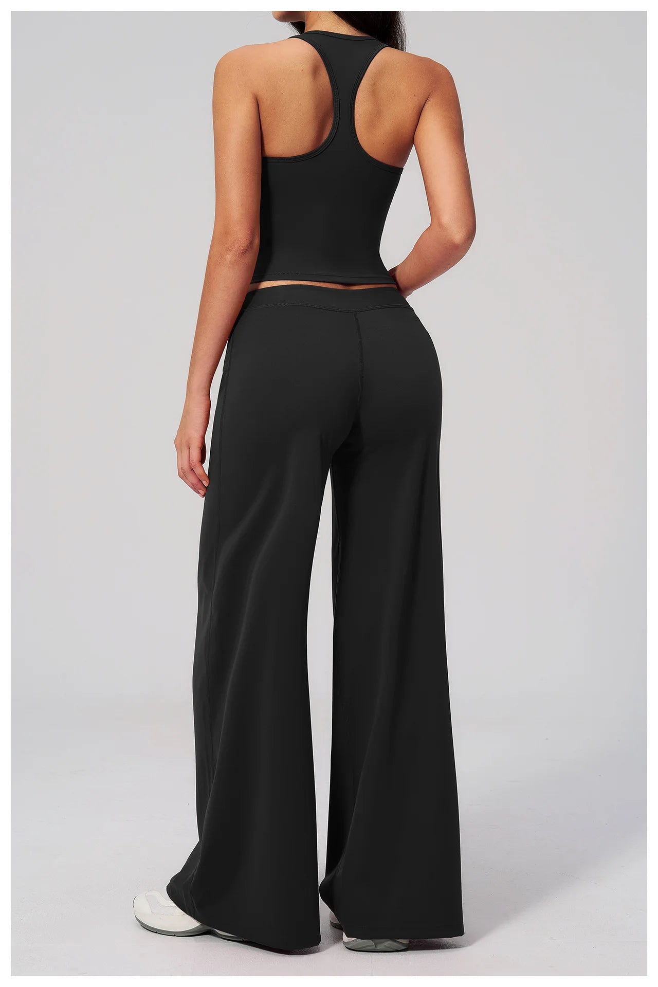 Conjunto Deportivo de Yoga para Mujer, Conjunto de Dos Piezas, Pantalones y Top, Ropa Deportiva para Gimnasio, Yoga y Entrenamiento