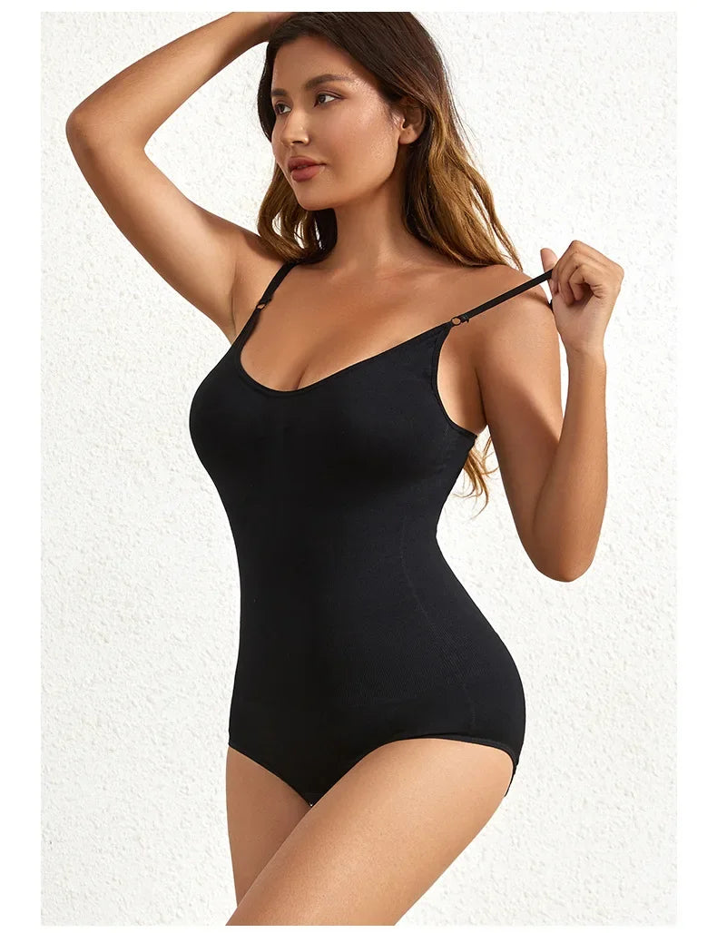 Body moldeador breve sin costuras sólido de 1 pieza, moldeador de cuerpo más delgado para levantamiento de glúteos y Control de barriga, ropa interior para mujer