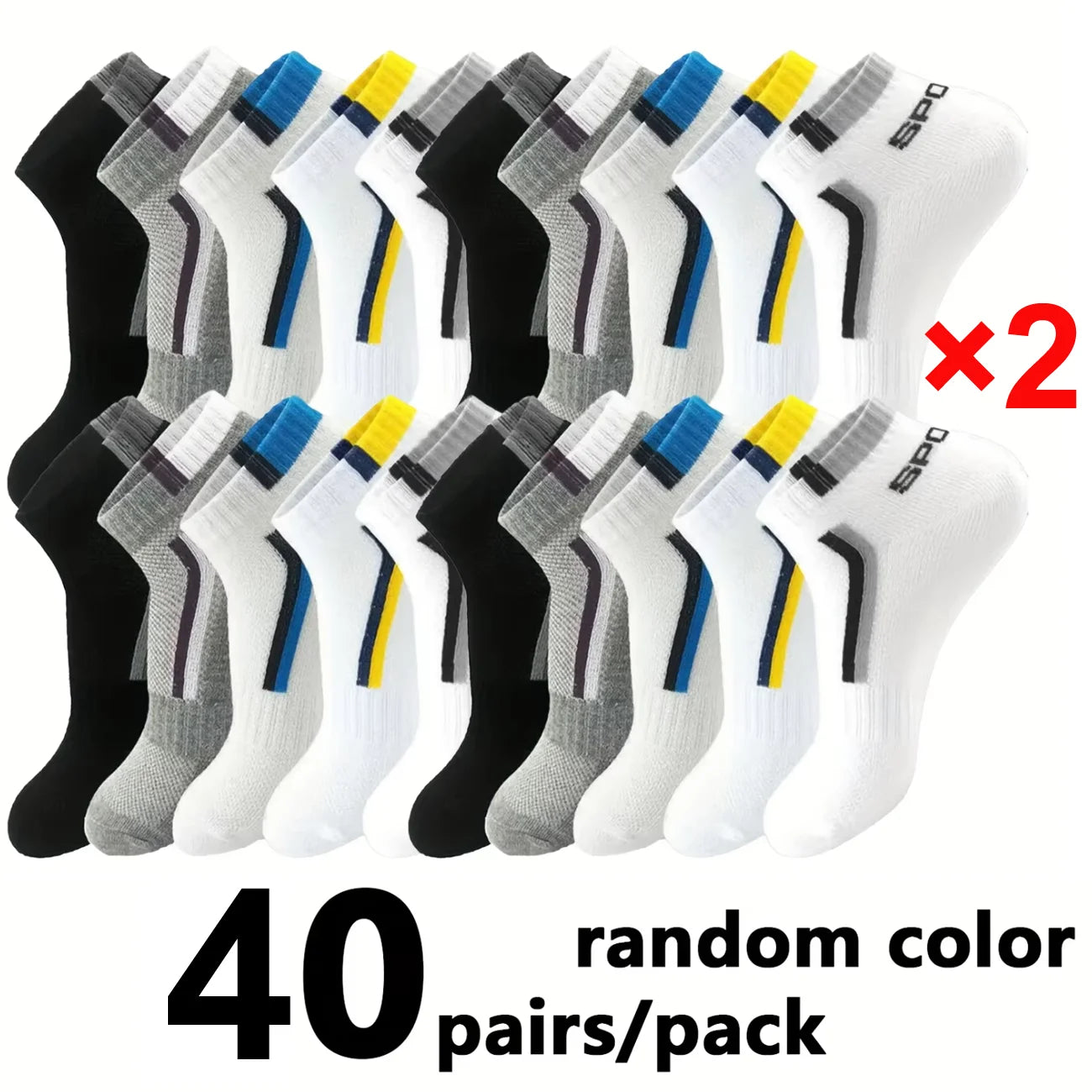 Calcetines náuticos antideslizantes para hombre, 5 pares de calcetines tobilleros con estampado de bloques para negocios y deportes, transpirables, resistentes al sudor, antiolor, cómodos