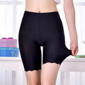 Pantalones cortos de seguridad sin costuras para mujer, Boxers de talla grande para verano, pantalón de protección antirozaduras debajo de la falda, bragas, ropa interior 3XL