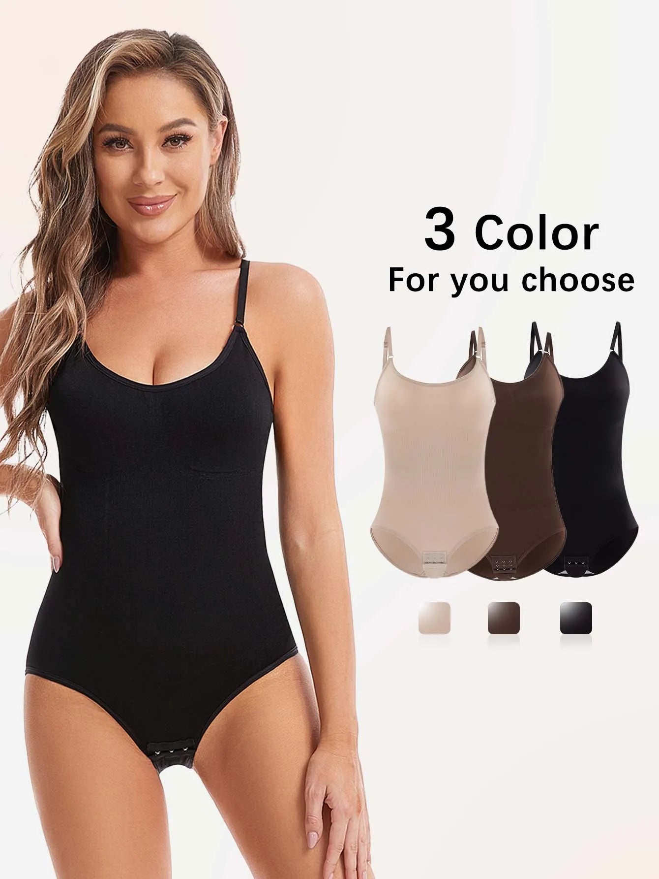 Envío Directo: Body Moldeador Sexy para Mujer, Sin Costuras, Levanta Glúteos, Suaviza la Figura, con Abertura en la Entrepierna, Alta Elasticidad