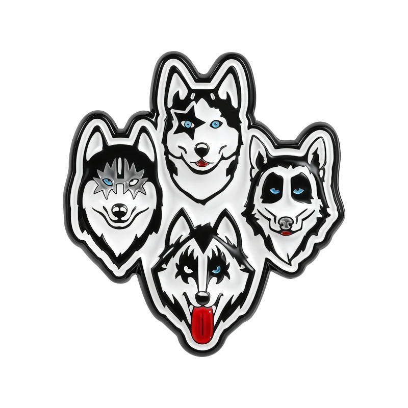 Broches de Esmalte de Dibujos Animados de Comedia, Lindos Broches de Anime de Perro, Gato, Pato, Doctor, Oso, para Ropa, Solapa, Joyería, Regalos para Amigos