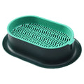 Caja de plantación para vivero de plantas, gatos, hierba, platos, invernadero, caja de cultivo, hidropónico Rectangular para jardín, recipiente para plantar, macetas