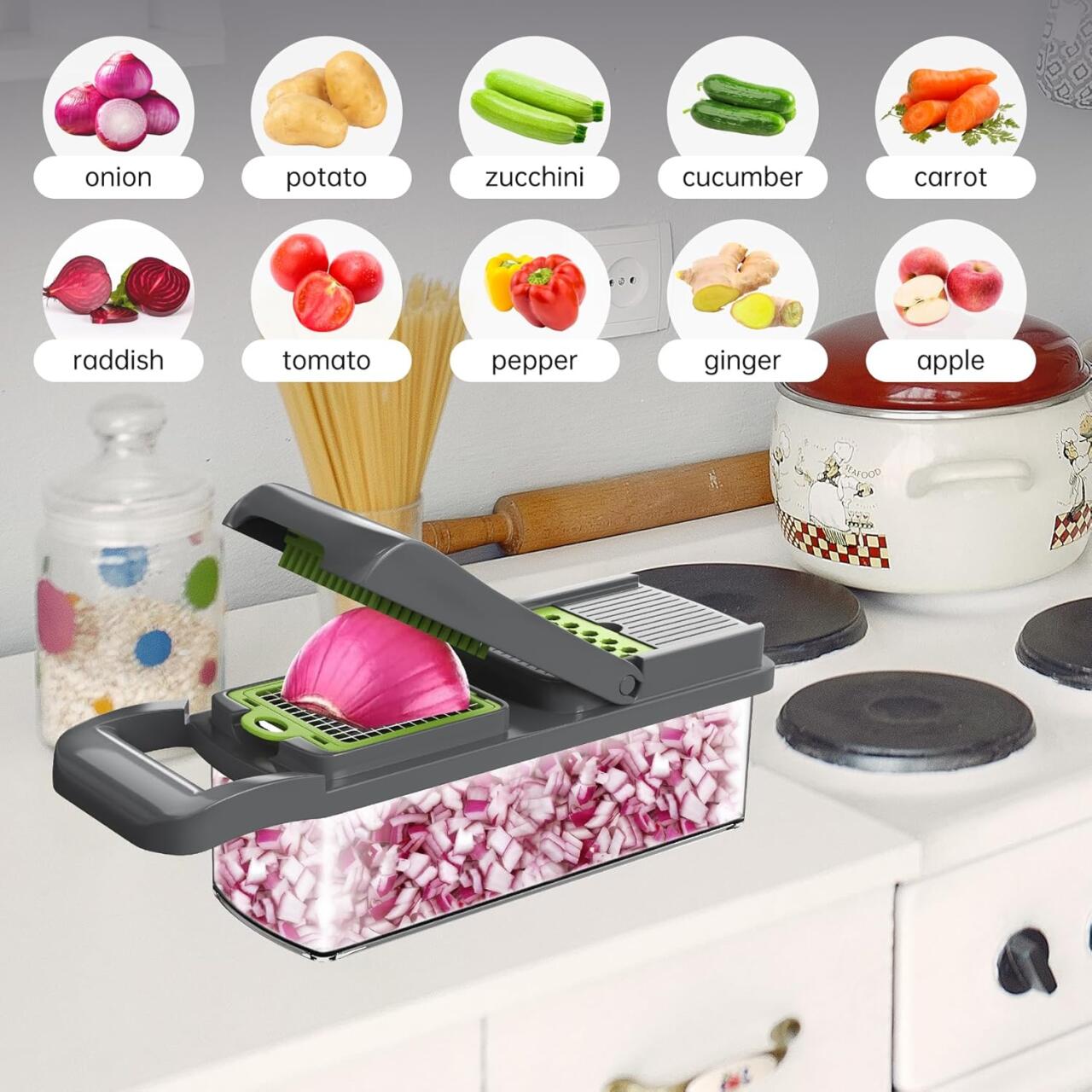 Cortador multifunción de Verduras